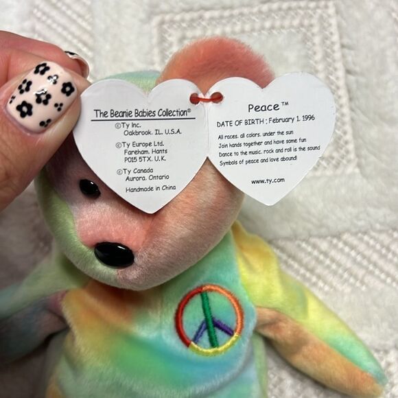 BEANIE BABY - Peace - Picture 3 of 6
